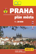 Praha - knižní plán města 2022 - cena, porovnanie