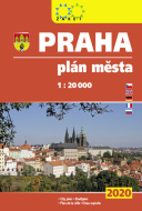 Praha - knižní plán města 2020 - cena, porovnanie