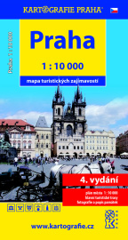 PRAHA mapa turistických zajímavostí CZE