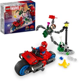 Lego Marvel 76275 Naháňačka na motorke: Spider-Man vs. Doc Ock