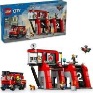 Lego City 60414 Hasičská stanica s hasičským vozidlom - cena, porovnanie