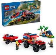 Lego City 60412 Hasičské auto 4x4 a záchranný čln - cena, porovnanie