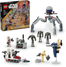 Lego Star Wars 75372 Bojový balíček Klonového vojaka a Bojového droida