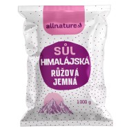 Allnature Himalájska soľ Ružová jemná 1000g - cena, porovnanie