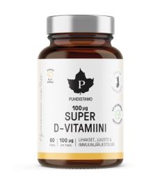 Puhdistamo Super D-Vitamiini 4000IU 60tbl