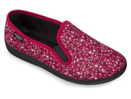 Mjartan Červené uzatvorené papuče na gumičky - cena, porovnanie