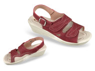 Mjartan Dámske sandále - bordové - cena, porovnanie