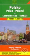 Polsko, Central Europe - tranzit 1:700 000 - cena, porovnanie