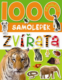 1000 samolepek zvířata