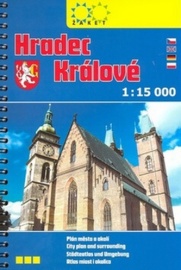 Hradec Králové, knižní plán města 1:15 000