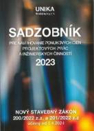 Sadzobník pre navrhovanie ponukových cien projektových prác a inžinierskych činností 2023 - cena, porovnanie