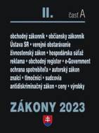 Zákony II časť A 2023 - Obchodné právo, Občianske právo, živnostenské podnikanie - cena, porovnanie