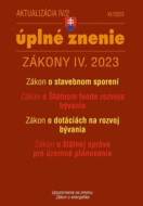 Aktualizácia IV/2 2023 – bývanie, stavebný zákon - cena, porovnanie