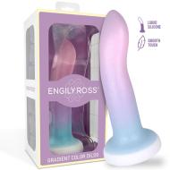 Engily Ross Dildox Color Gradient Liquid Silicone Dildo S - cena, porovnanie