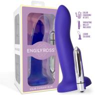 Engily Ross Dildox Vibrating Color Changing Liquid Silicone Dildo S - cena, porovnanie