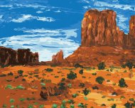 Zuty Arizona národný park, 80x100cm plátno napnuté na rám - cena, porovnanie