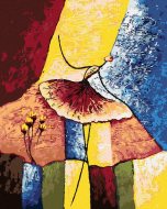 Zuty Baletka s motýľou sukňou, 80x100cm plátno napnuté na rám - cena, porovnanie