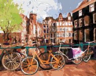 Zuty Bicykle v Amsterdame, 80x100cm bez rámu a bez napnutia plátna - cena, porovnanie