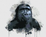 Zuty Čierna gorila, 80x100cm plátno napnuté na rám - cena, porovnanie