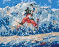 Zuty Freestyle lyžiar, 80x100cm plátno napnuté na rám - cena, porovnanie