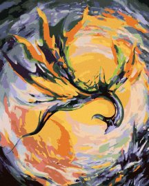 Zuty Lietajúci drak, 80x100cm plátno napnuté na rám