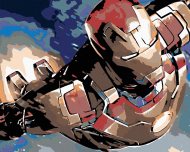 Zuty Maľovanie podľa čísel Iron Man, 100x80cm napnuté plátno na rám - cena, porovnanie