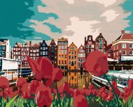 Zuty Maľovanie podľa čísel Tulipány v Amsterdame, 80x100cm napnuté plátno na rám - cena, porovnanie