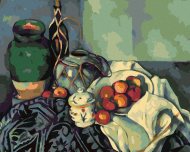 Zuty Maľovanie podľa čísel Zátišie (P. Cézanne), 80x100cm bez rámu a bez napnutia plátna - cena, porovnanie