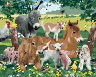 Zuty Maľovanie podľa čísel Zvieratá na farme (Howard Robinson), 80x100cm bez rámu a bez napnutia plátna - cena, porovnanie