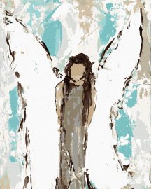 Zuty Maľovaný anjel (Haley Bush), 80x100cm bez rámu a bez napnutia plátna