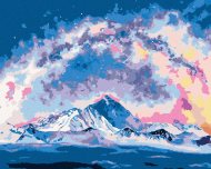 Zuty Mount Everest pod mliečnou dráhou, 80x100cm plátno napnuté na rám - cena, porovnanie