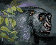 Zuty Opica, 80x100cm plátno napnuté na rám - cena, porovnanie