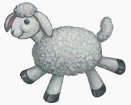 Zuty Plyšová ovečka (Sue Ellen Brown), 80x100cm plátno napnuté na rám - cena, porovnanie