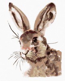 Zuty Roztomilý králik, 80x100cm bez rámu a bez napnutia plátna