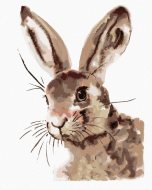 Zuty Roztomilý králik, 80x100cm bez rámu a bez napnutia plátna - cena, porovnanie