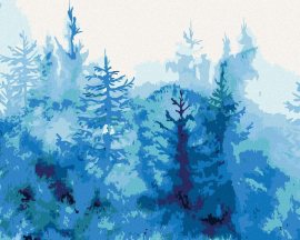 Zuty Ruský les, 80x100cm plátno napnuté na rám