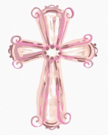 Zuty Ružový kríž (Haley Bush), 80x100cm bez rámu a bez napnutia plátna