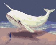 Zuty Fantasy veľryba, 40x50cm bez rámu a bez napnutia plátna - cena, porovnanie
