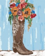 Zuty Kvety v topánke (Haley Bush), 40x50cm plátno napnuté na rám - cena, porovnanie