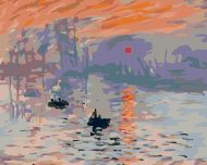 Zuty Maľovanie podľa čísel Východ slnka (C.Monet), 50x40cm bez rámu a bez napnutia plátna - cena, porovnanie