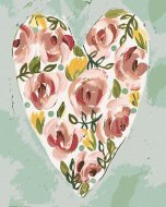 Zuty Valentínske srdce (Haley Bush), 80x100cm bez rámu a bez napnutia plátna - cena, porovnanie