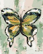 Zuty Zeleno-žltý motýľ (Haley Bush), 80x100cm plátno napnuté na rám - cena, porovnanie