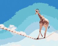 Zuty Žirafa na lane, 80x100cm plátno napnuté na rám - cena, porovnanie