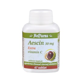 MedPharma Aescin 30mg Extra vitamín C 67tbl