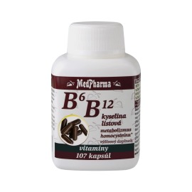 MedPharma B6 B12 + kyselina listová 107tbl