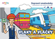 Vlaky a vláčky - Dopravní omalovánky A5 - cena, porovnanie