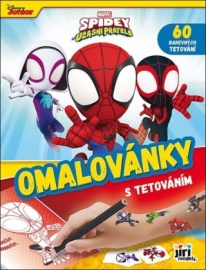 Spidey - Úžasní přátelé - Omalovánky s tetováním