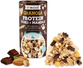 Mixit Proteínová granola čokoláda & mandľa 450g