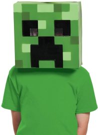 Epee Maska Minecraft Creeper