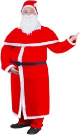 Shumee Santa Claus vánoční kostým s dlouhým kabátem, sada